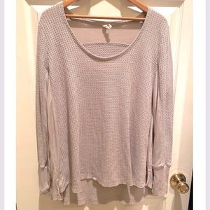 Women’s Long Sleeve Waffle Top